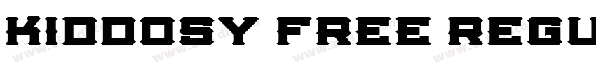 Kiddosy Free Regula字体转换
